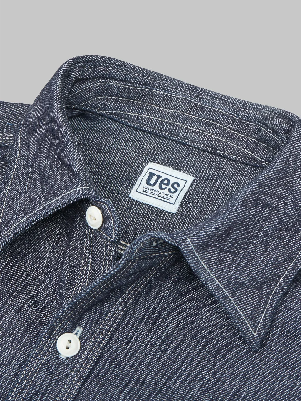 UES 11.4oz Indigo Double Weave Shirt