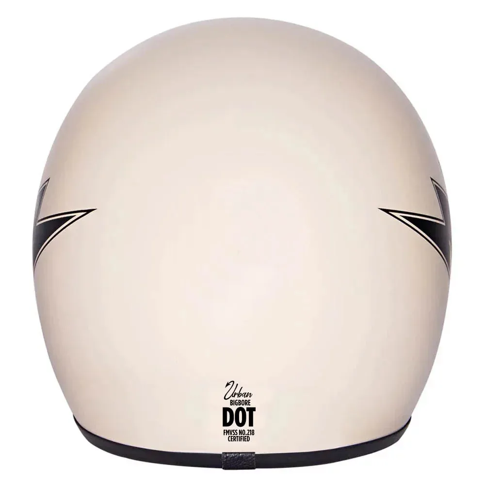 Urban Open Face Helmet Tracer Thunder Matte Off White