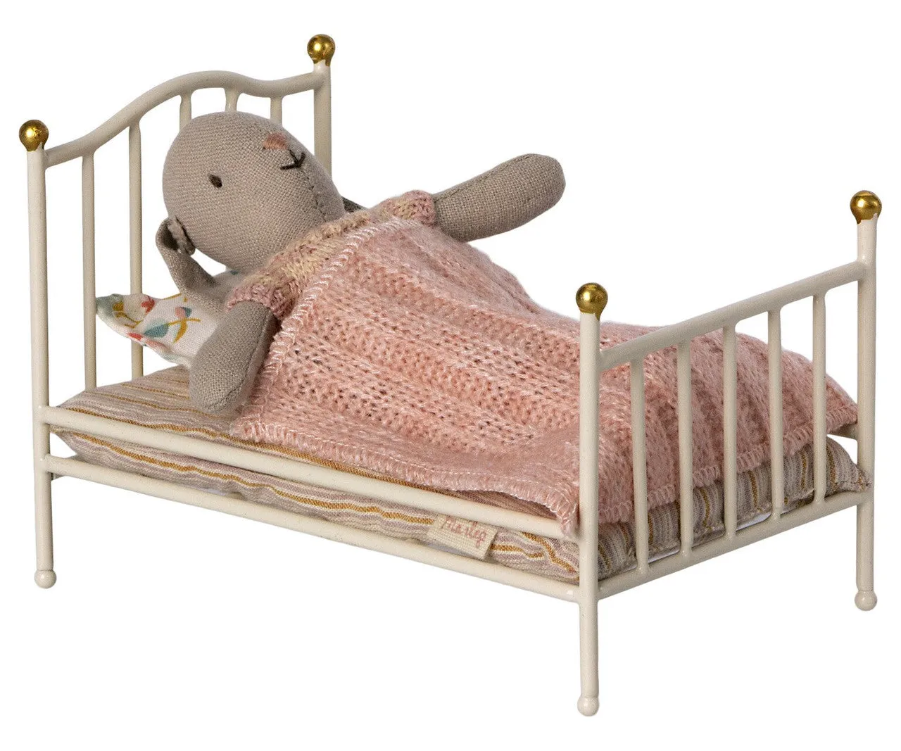 Vintage Bed, Mouse Off White