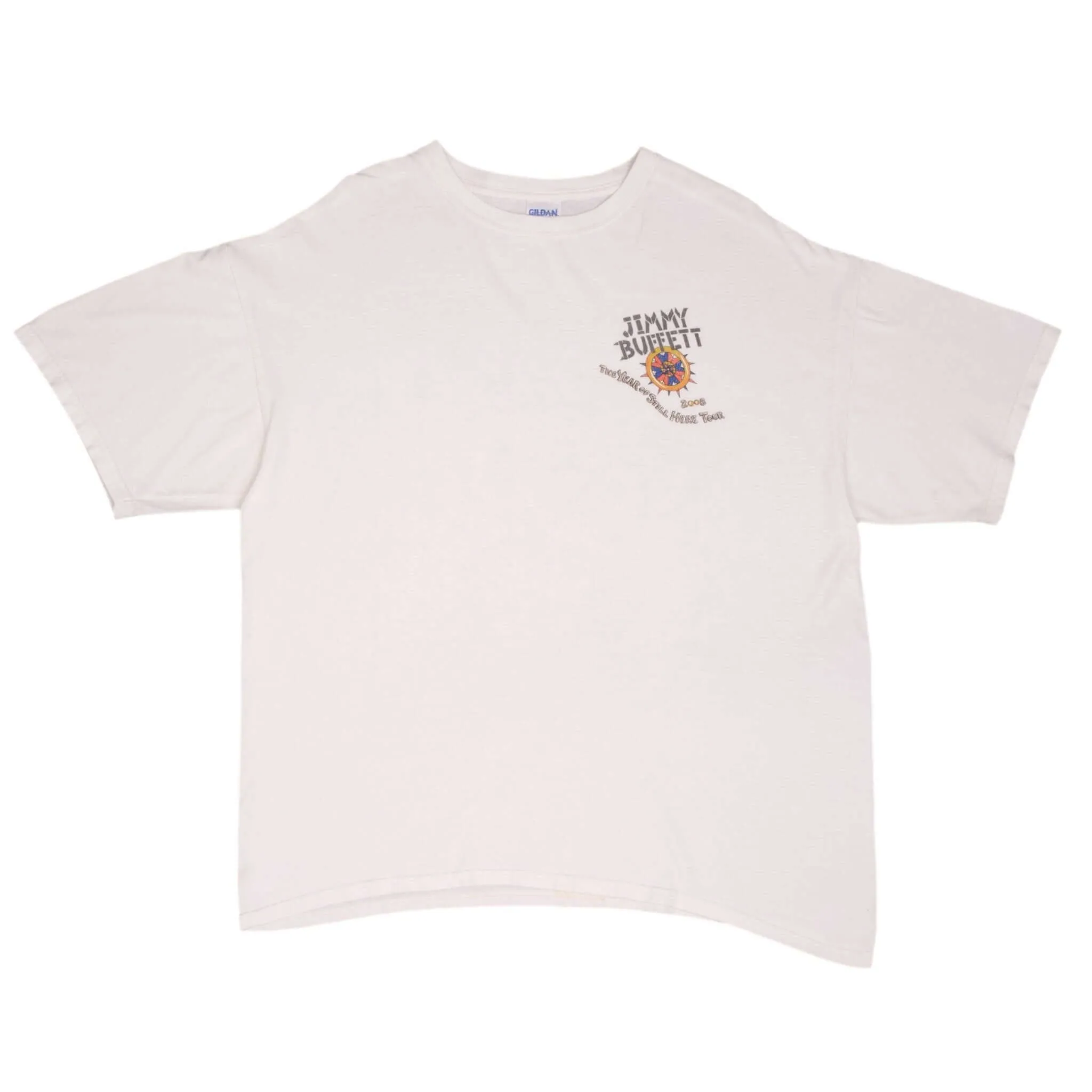 VINTAGE JIMMY BUFFETT THE YEAR STILL HERE 2008 TEE SHIRT SIZE XL