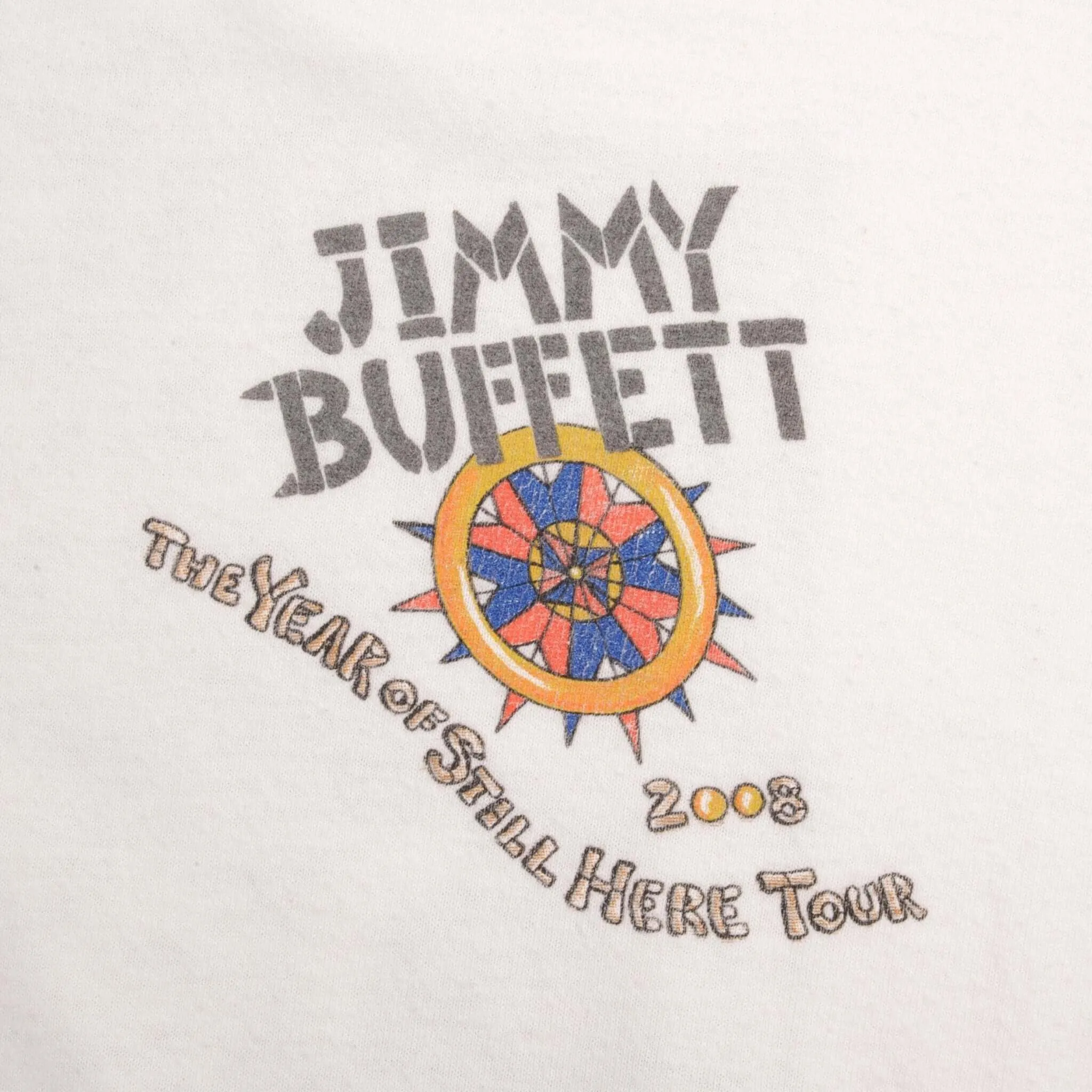 VINTAGE JIMMY BUFFETT THE YEAR STILL HERE 2008 TEE SHIRT SIZE XL