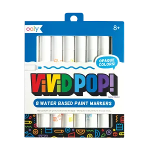 Vivid Pop! Water Based Paint Markers