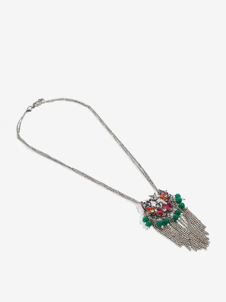 Westside Accessories Multicolour Floral Necklace