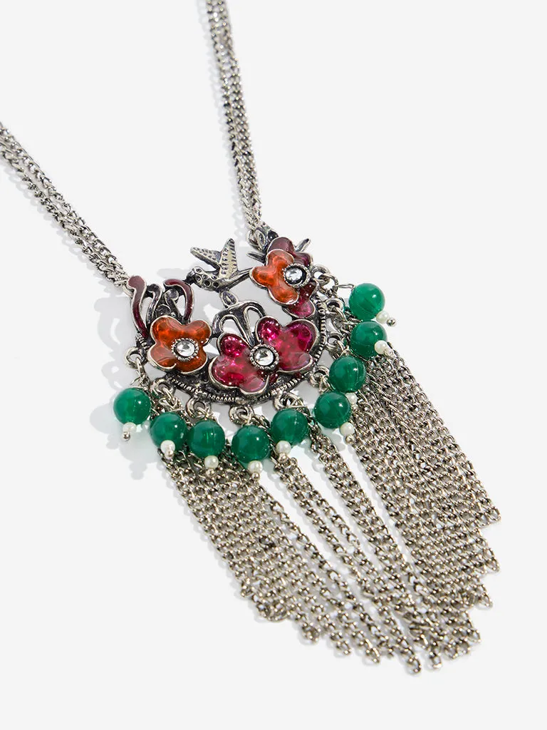 Westside Accessories Multicolour Floral Necklace