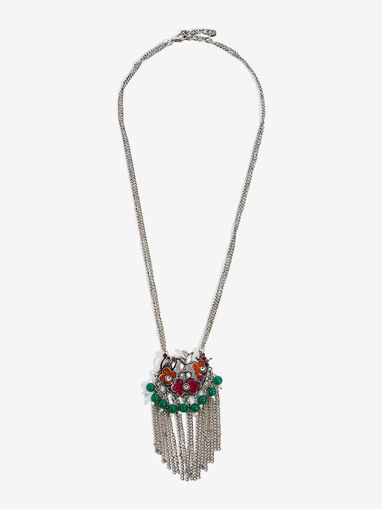 Westside Accessories Multicolour Floral Necklace