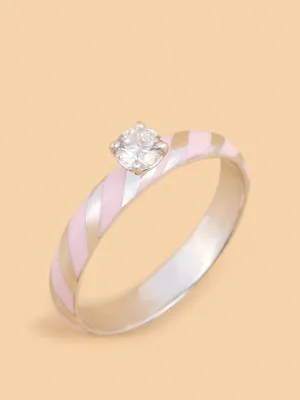 Westside X Pome Pink Swirl Lab Diamond Ring