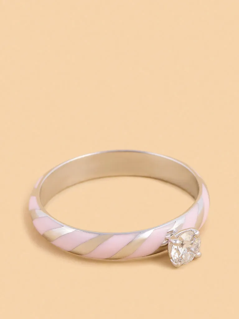 Westside X Pome Pink Swirl Lab Diamond Ring