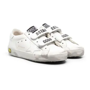 White Old School Young Sneakers