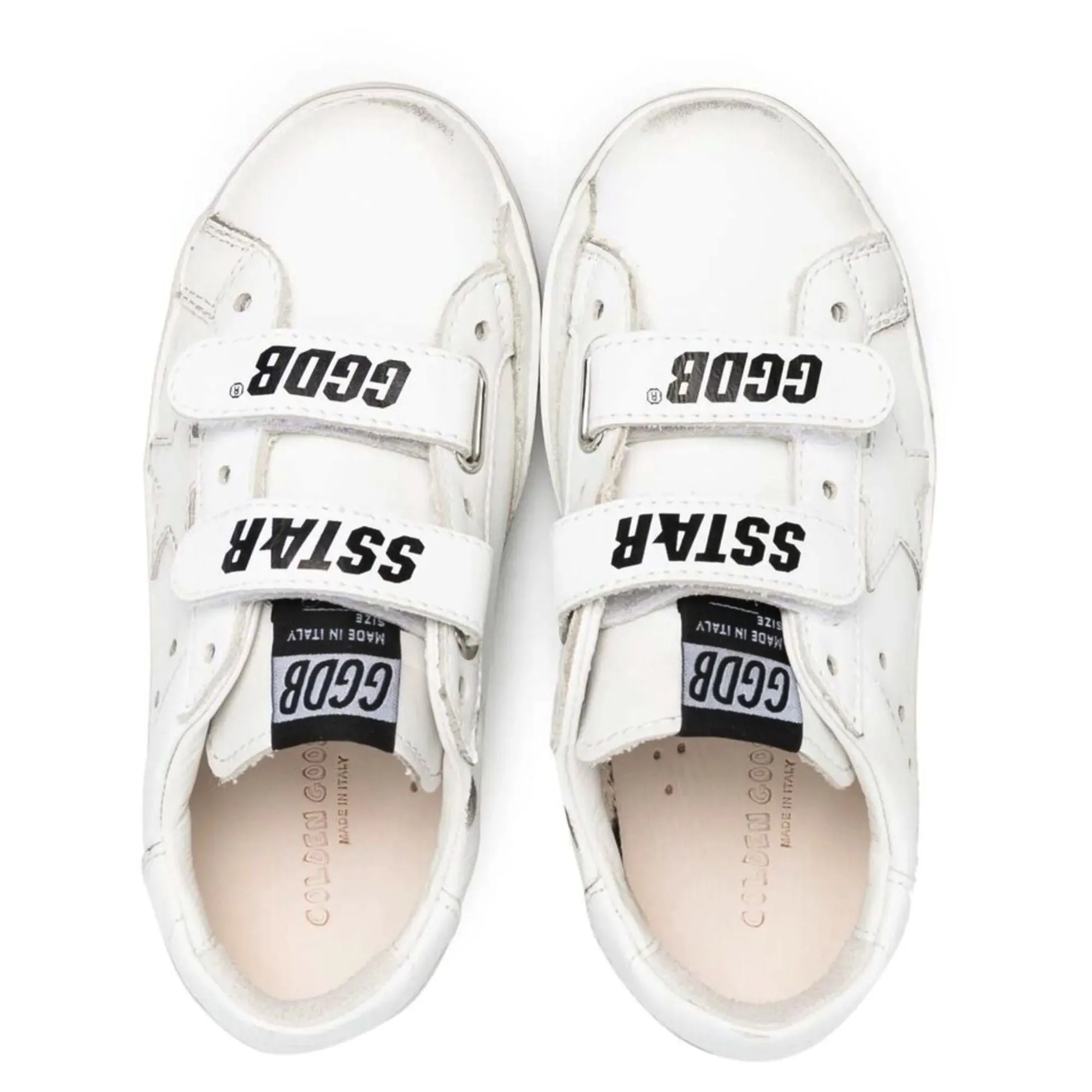 White Old School Young Sneakers