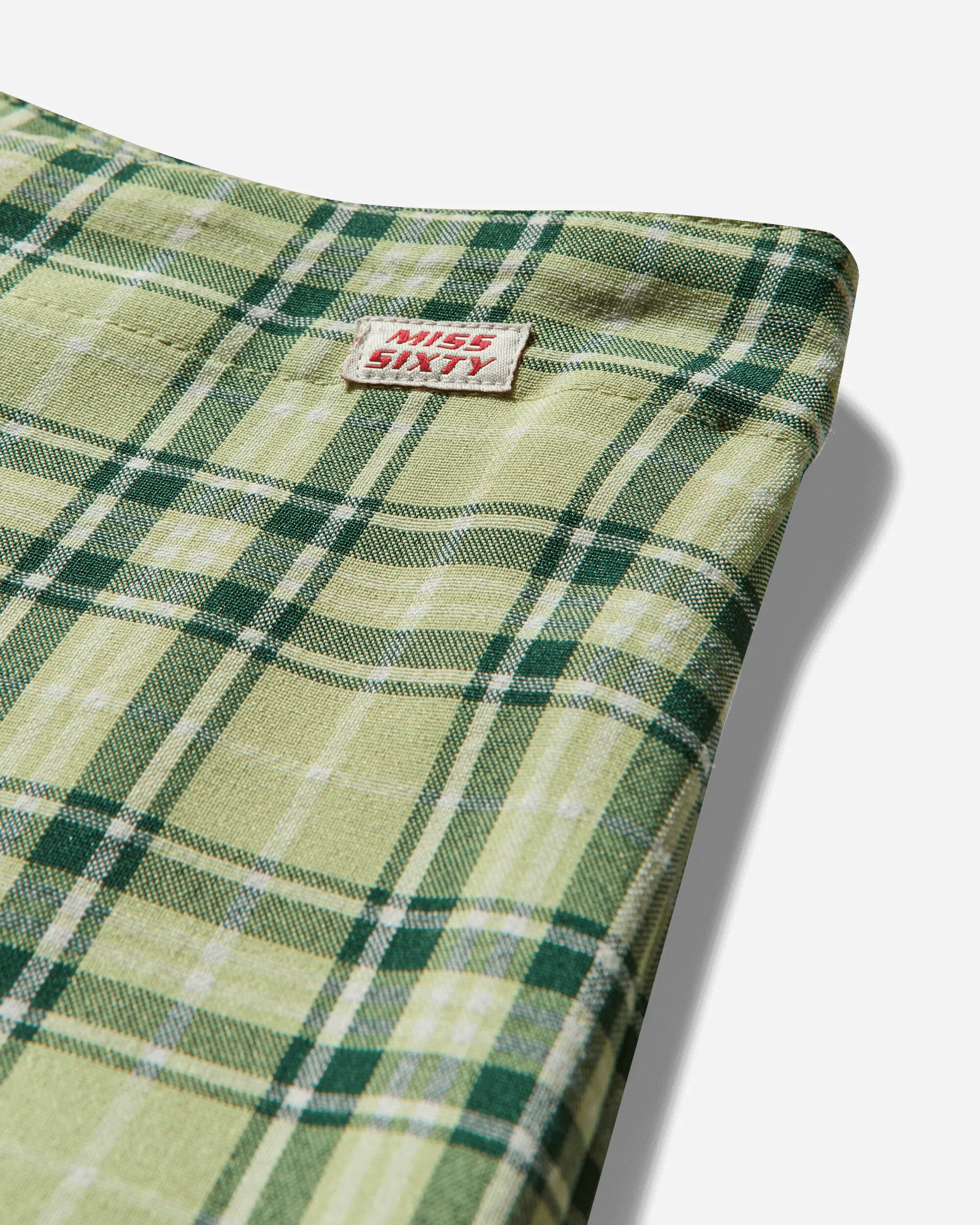 Women's Checked Trousers Green