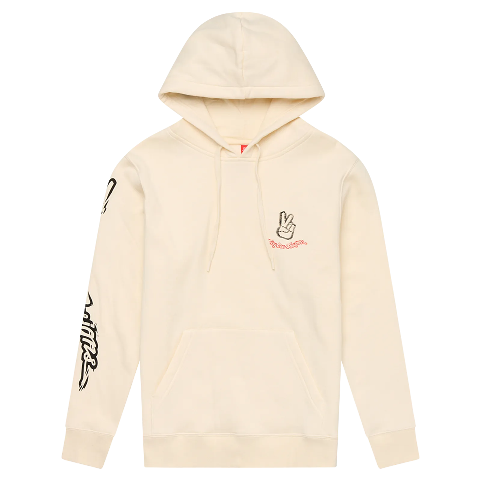 Womens Pullover Peace Out Vintage White