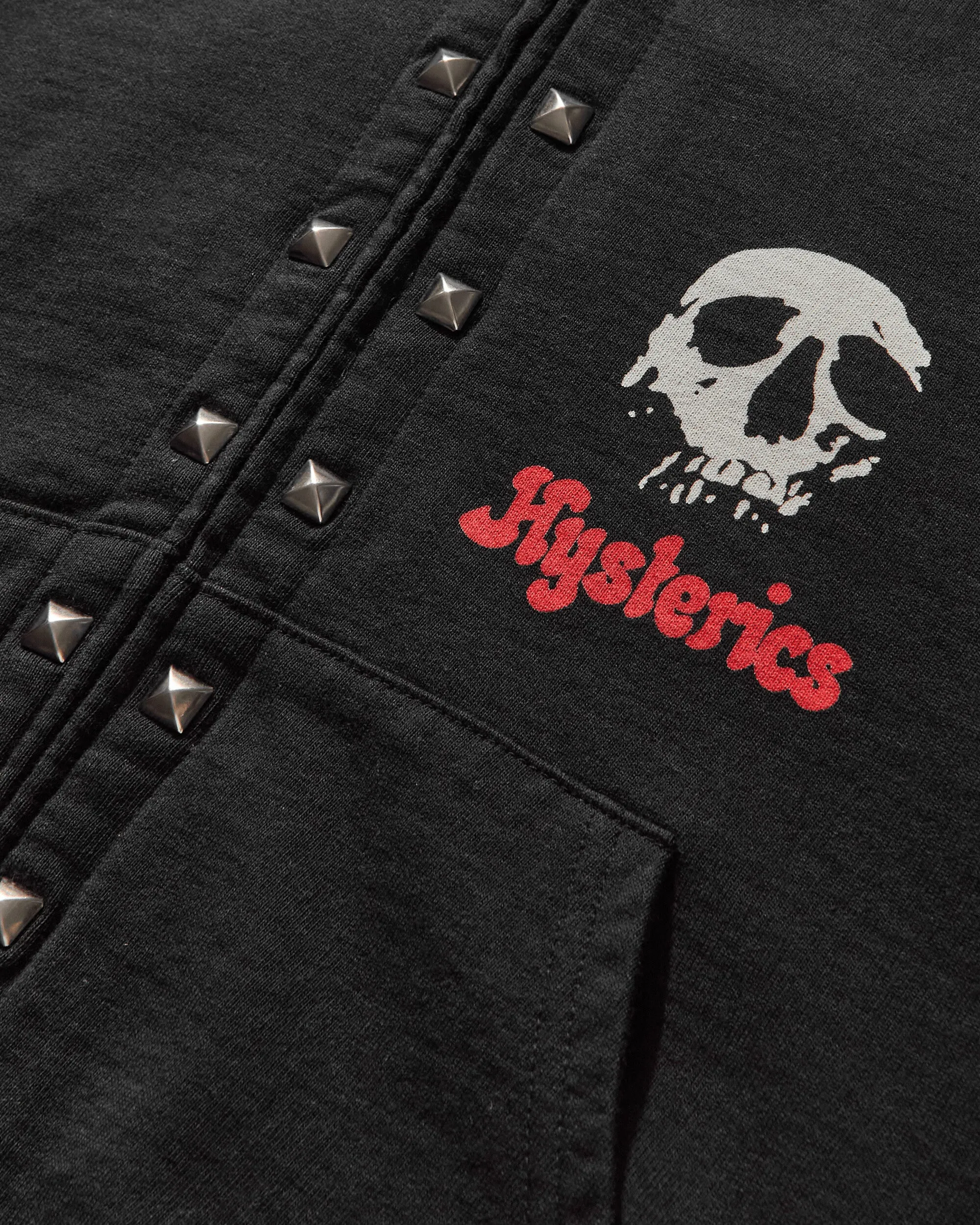 Women's Skull Berry Zip Hoodie Black
