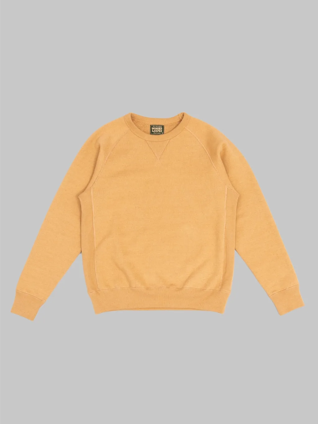 Wonder Looper Pullover Crewneck 825gsm Double Heavyweight French Terry Foxfibre® Coyote 80