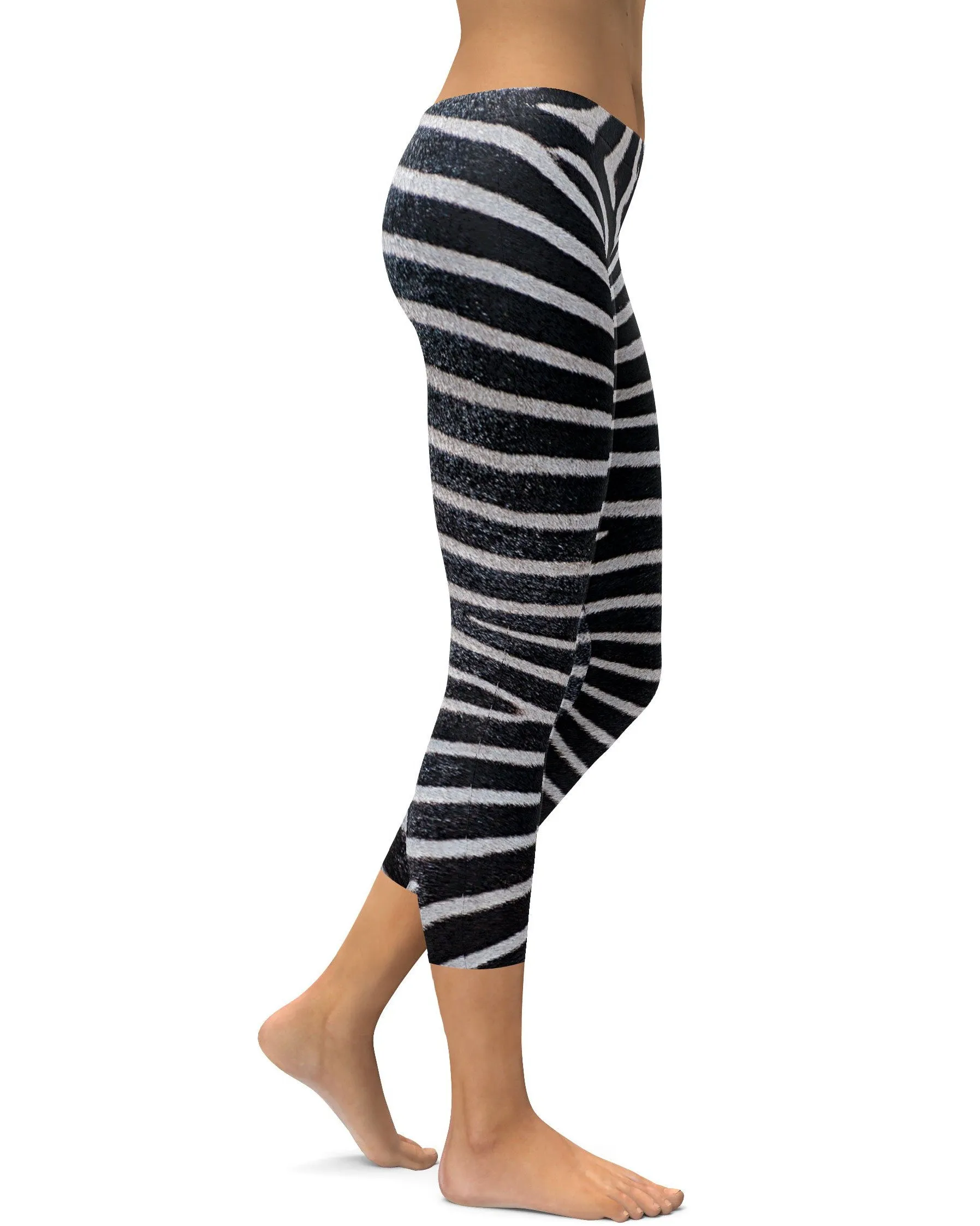 Zebra Skin Capris