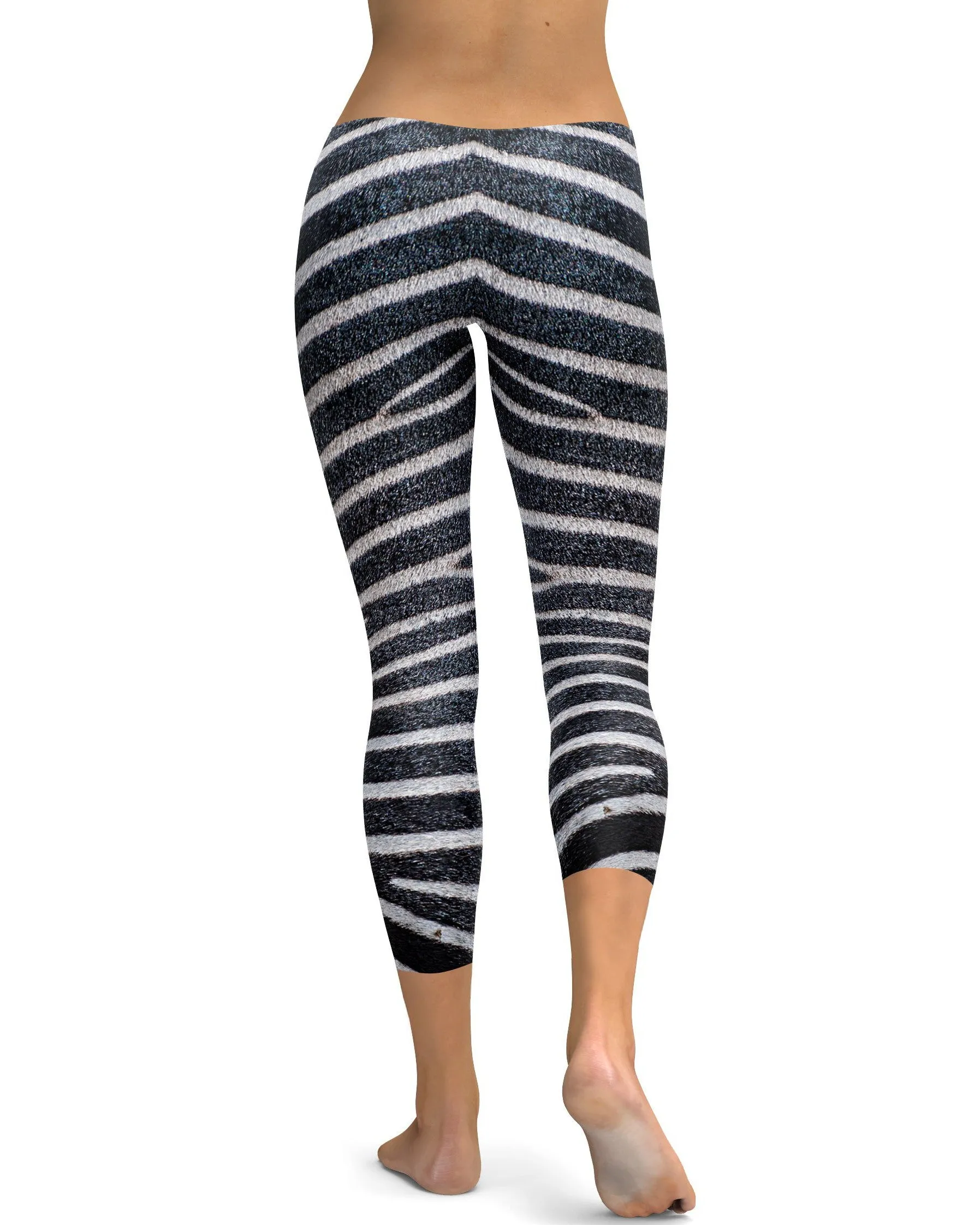 Zebra Skin Capris